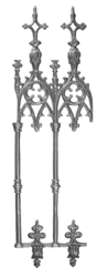 European Renaissance Railing - Picket Fence 